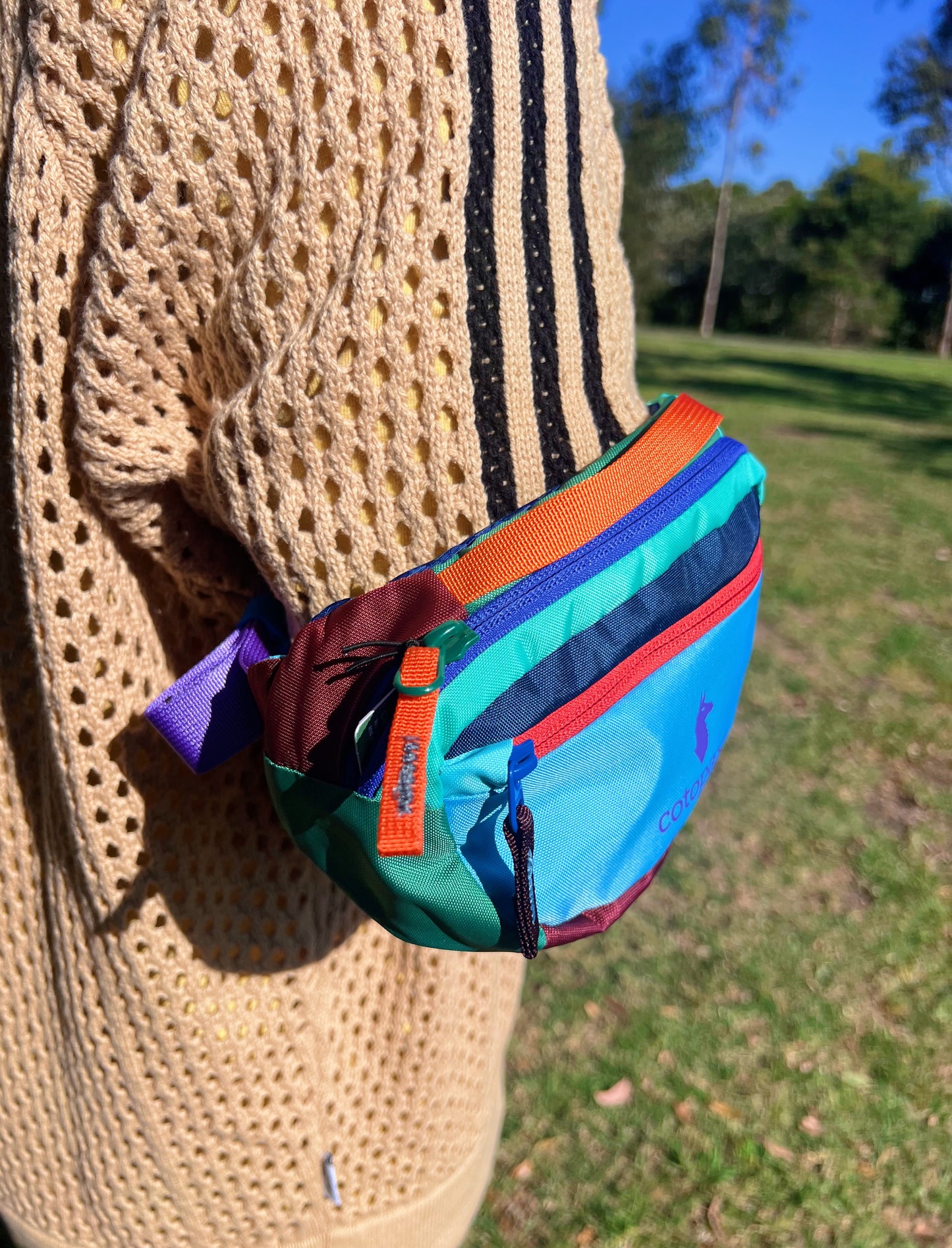 Cotopaxi 1.5L waist bag- the unique color in the world