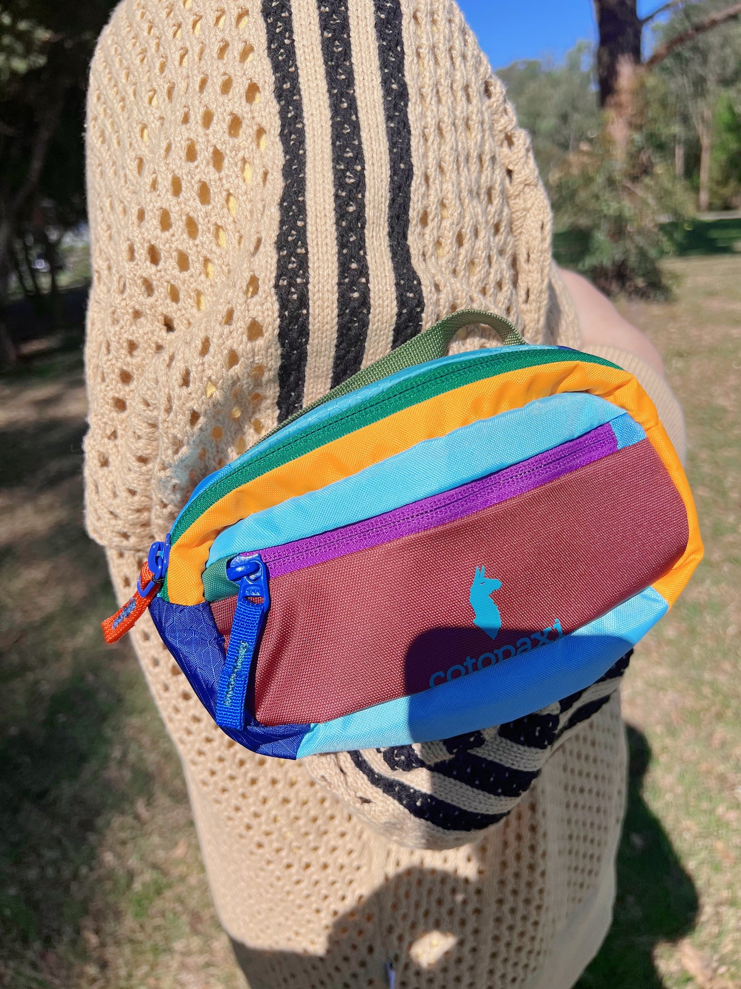 Cotopaxi 1.5L waist bag- the unique color in the world