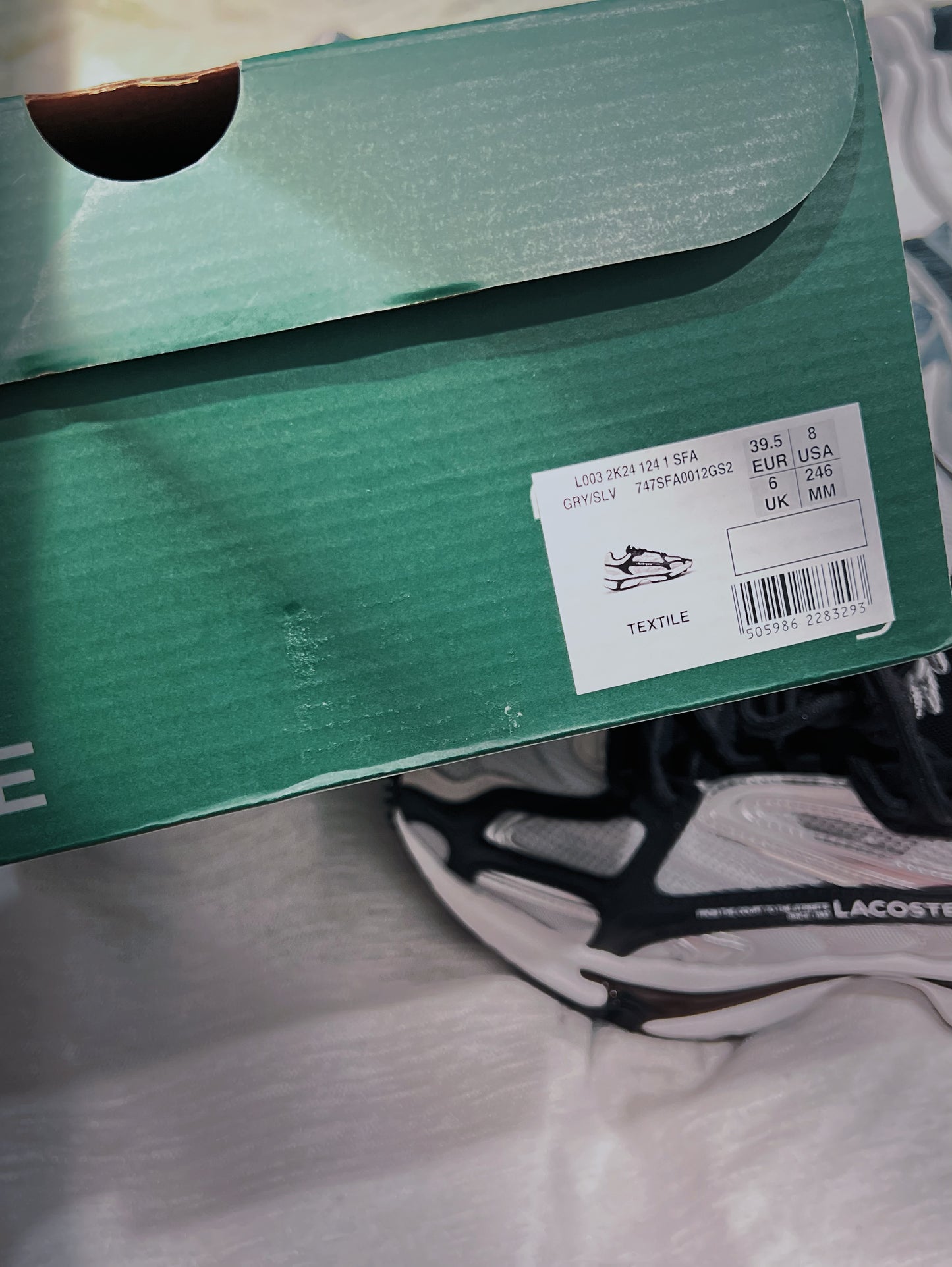 Lacoste Men's Court Sneakers - Black & White