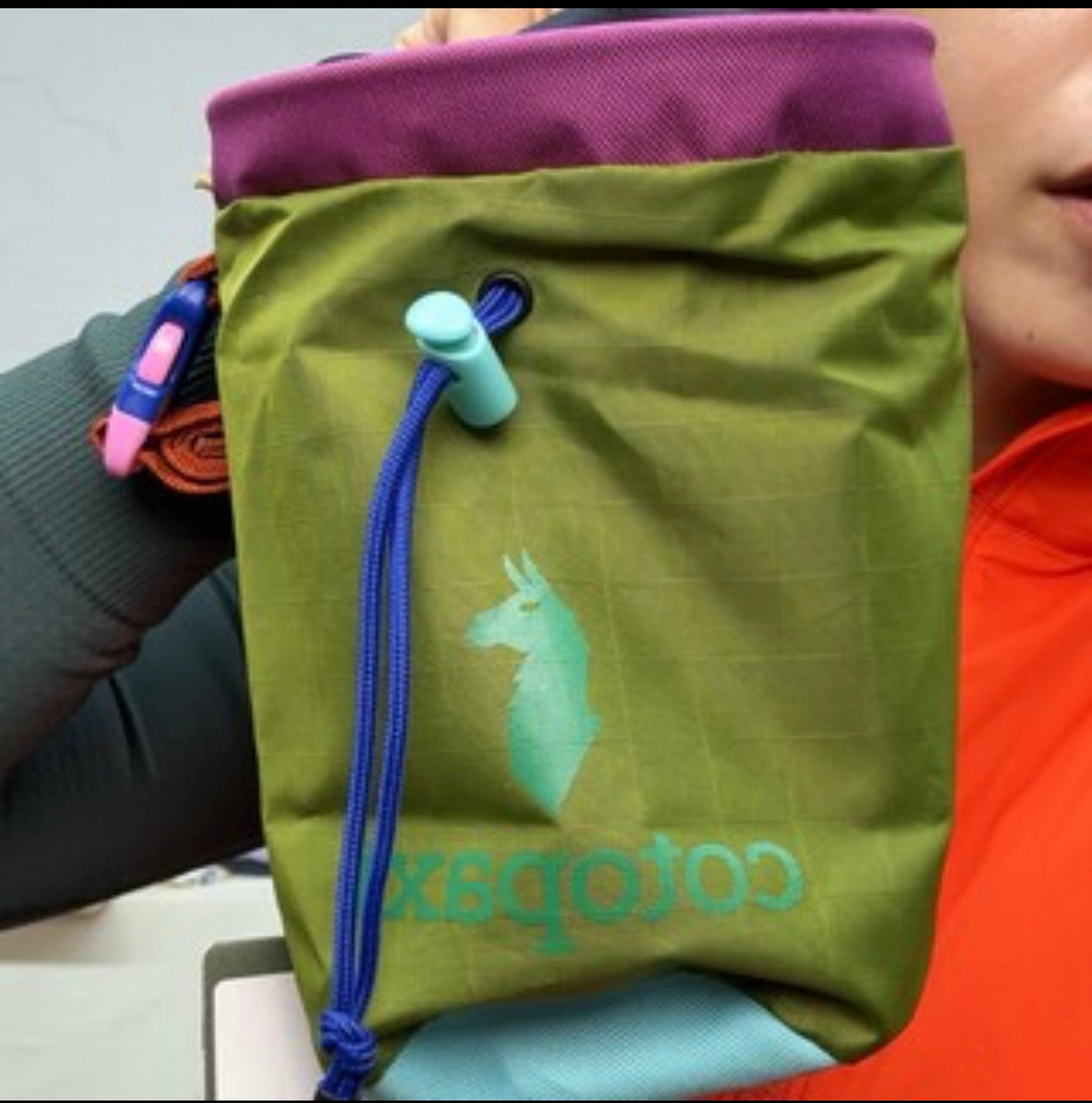 Cotopaxi Halcon Chalk Waist Bag- the unique color in the world