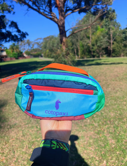 Cotopaxi 1.5L waist bag- the unique color in the world