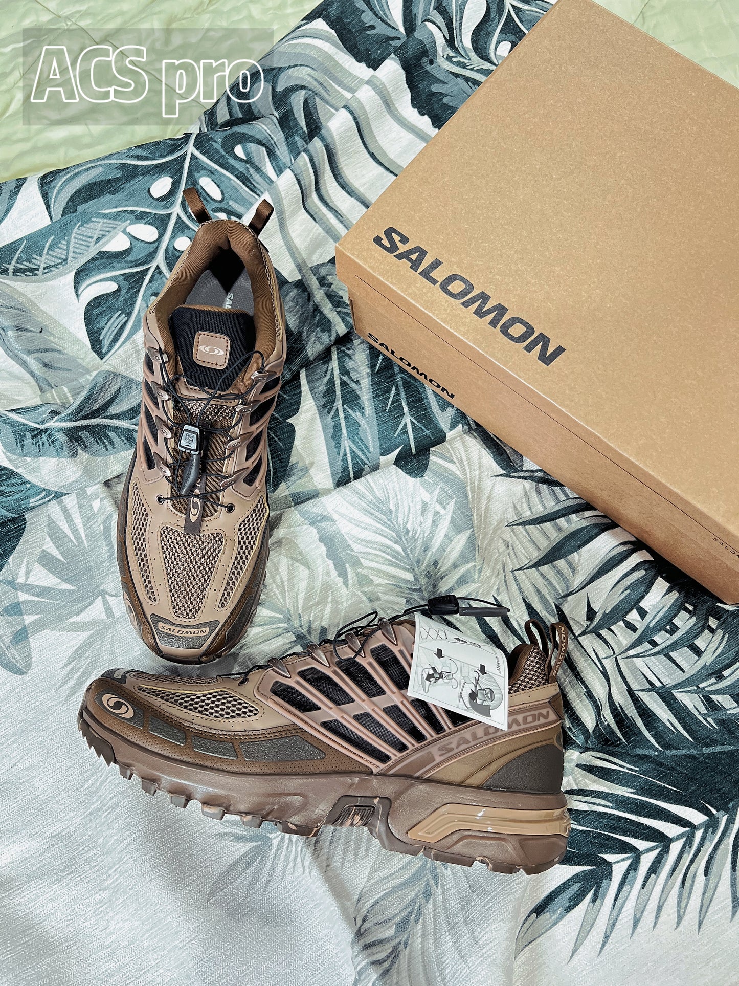 Salomon ACS Pro Advanced Hiking Shoes - Brown