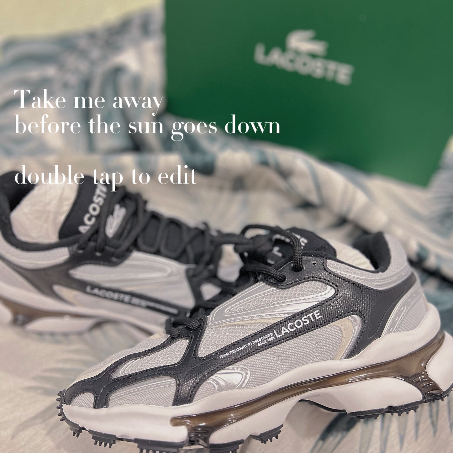 Lacoste Men's Court Sneakers - Black & White