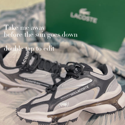 Lacoste Men's Court Sneakers - Black & White