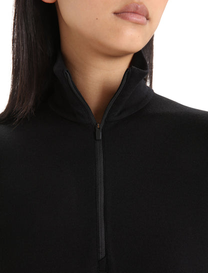 Women's Merino 260 Tech Long Sleeve Half Zip Thermal Top – High-Performance Warmth for Cold Weather