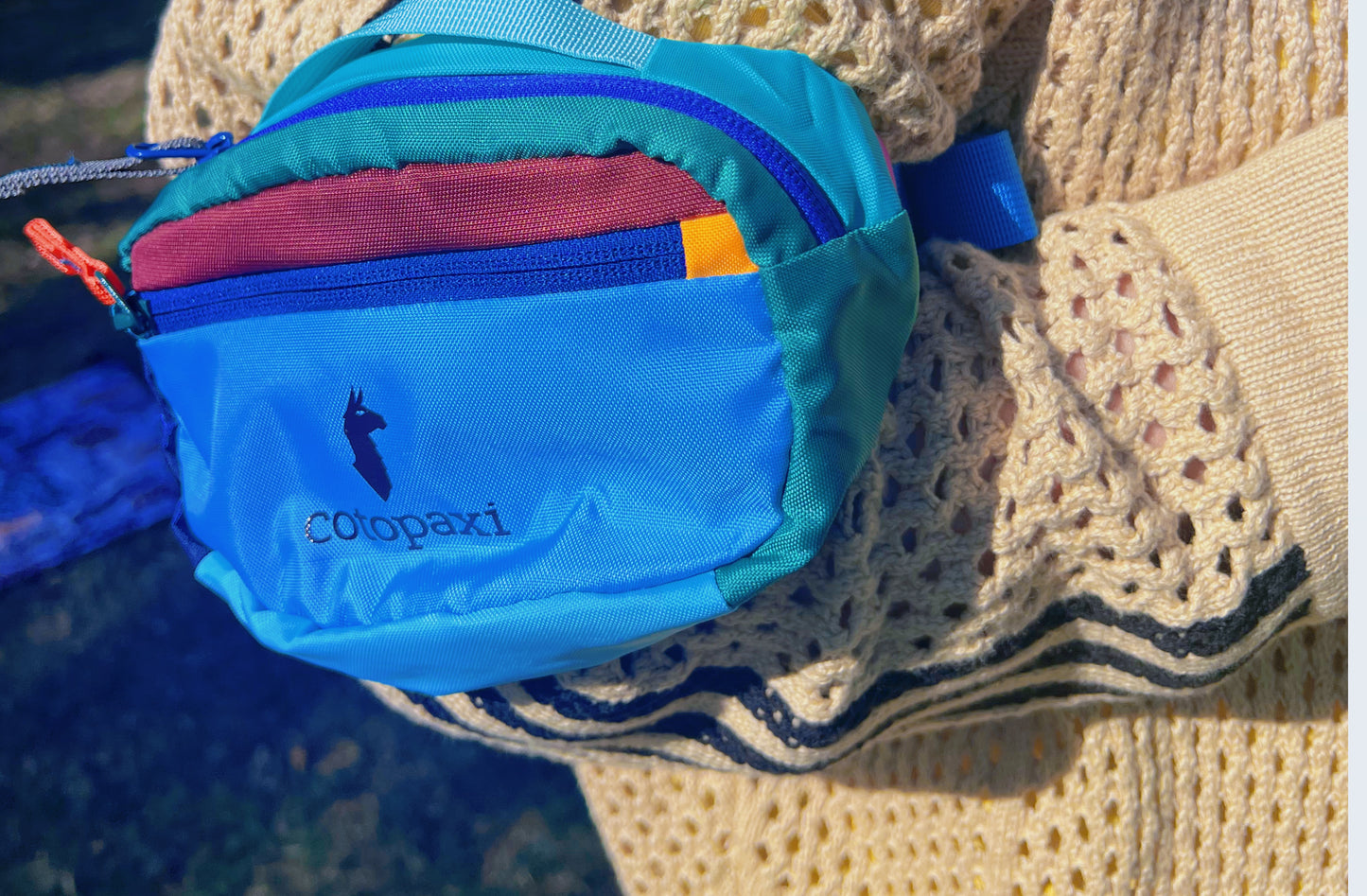 Cotopaxi 1.5L waist bag- the unique color in the world